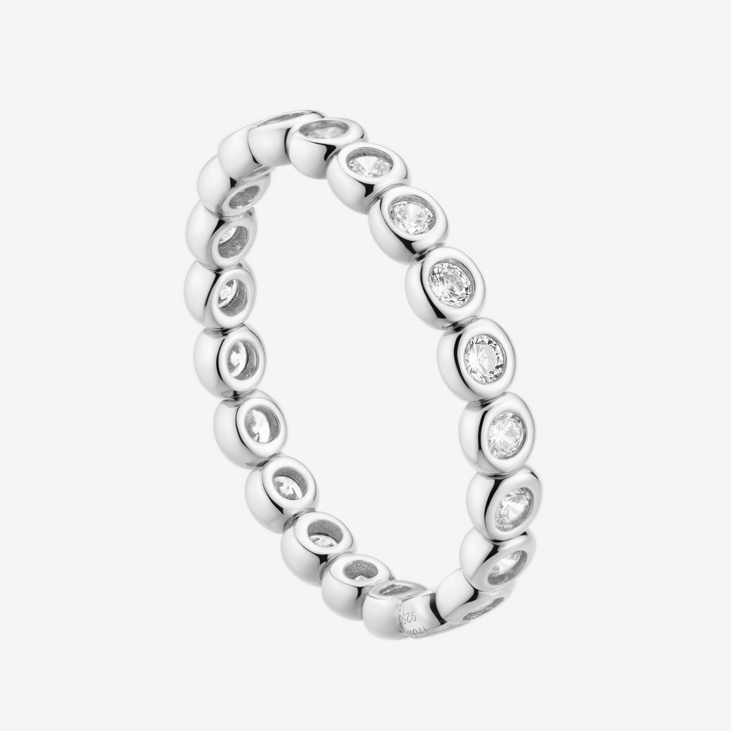 Anello Andromeda - Argento Rodiato
