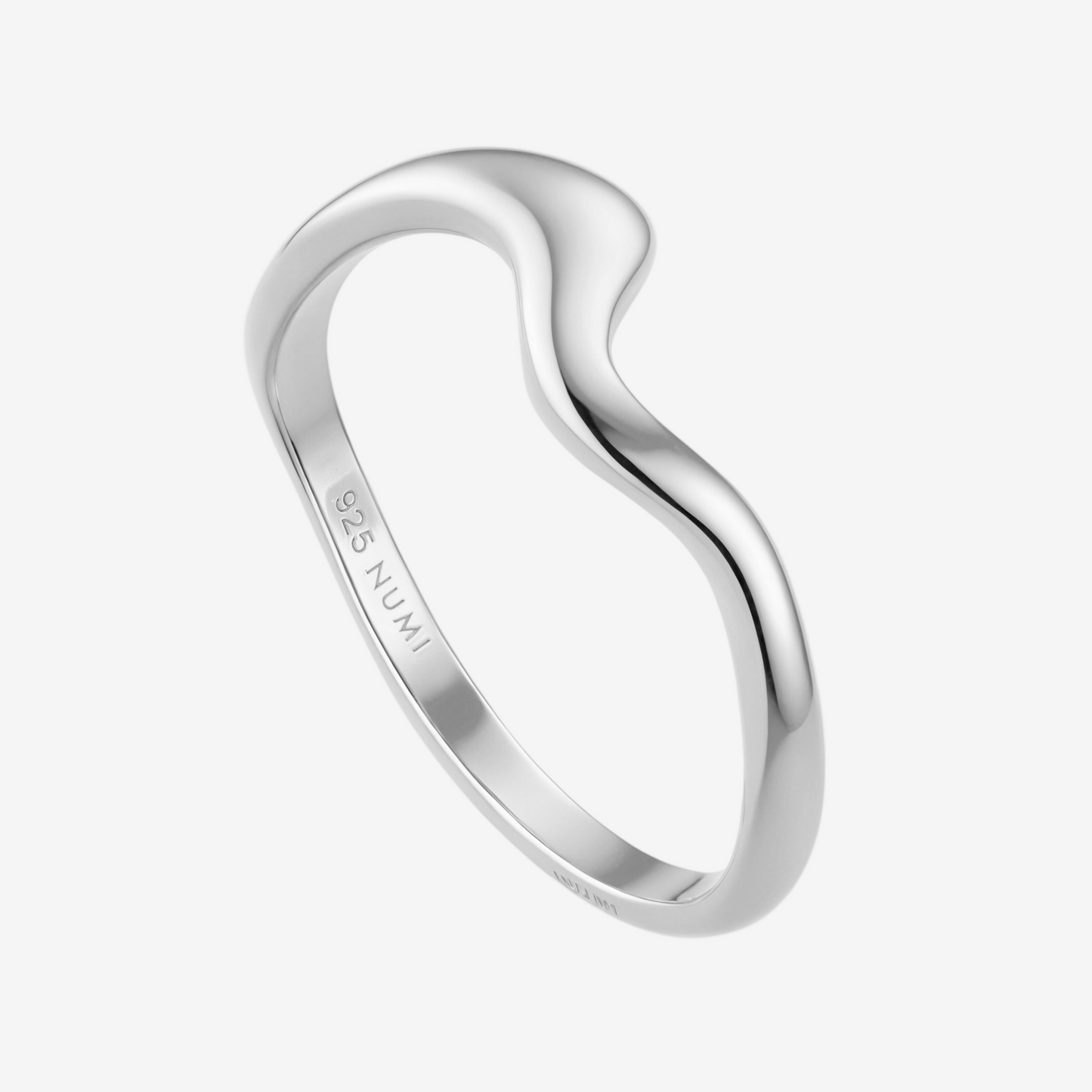 Anello Flow - Argento Rodiato