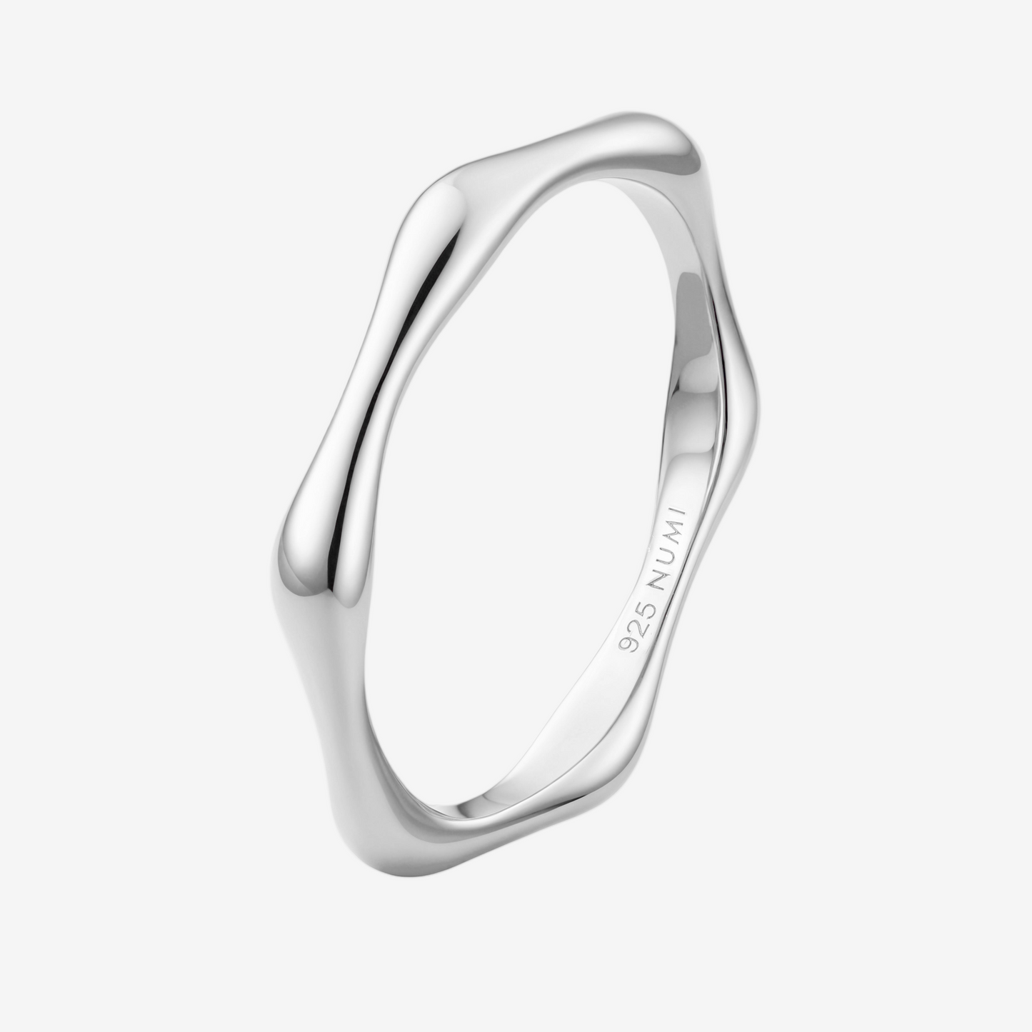 Anello Ondine - Argento Rodiato