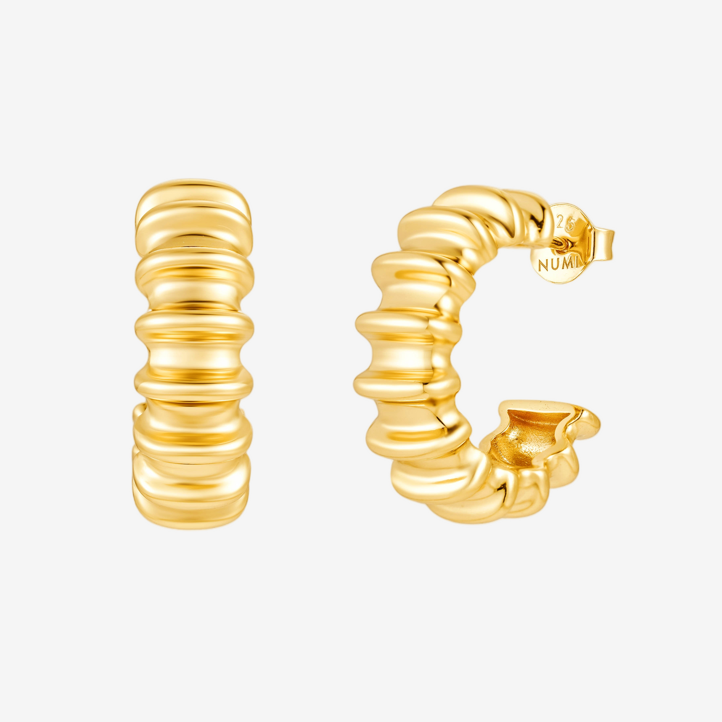 Bamboo Hoop - Oro 18K