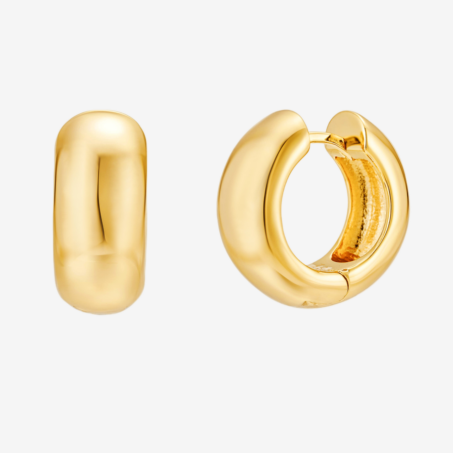 Chunky Hoop Medium - Oro 18K