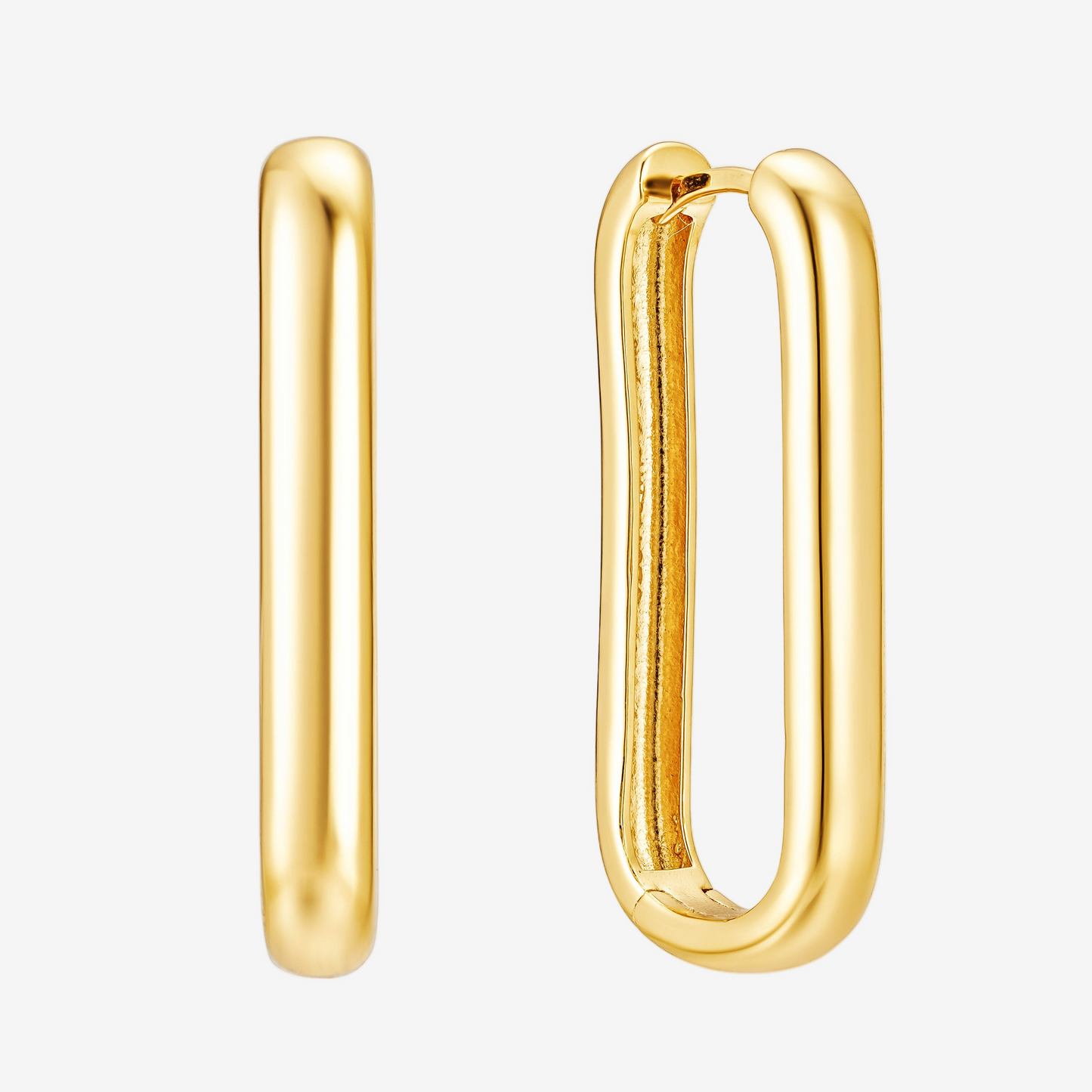 Clip Hoop Bold Large - Oro 18K