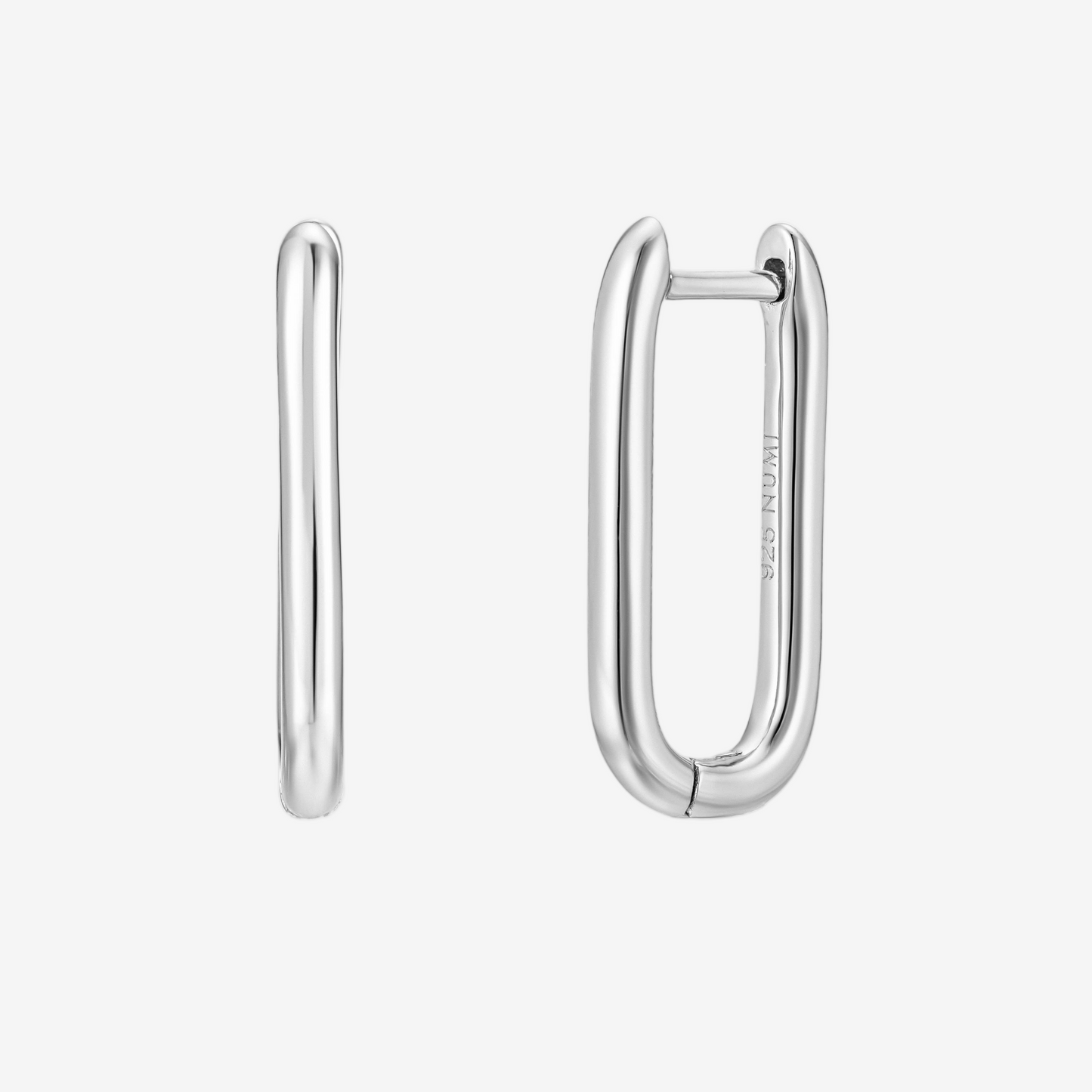 Clip Hoop Medium - Argento