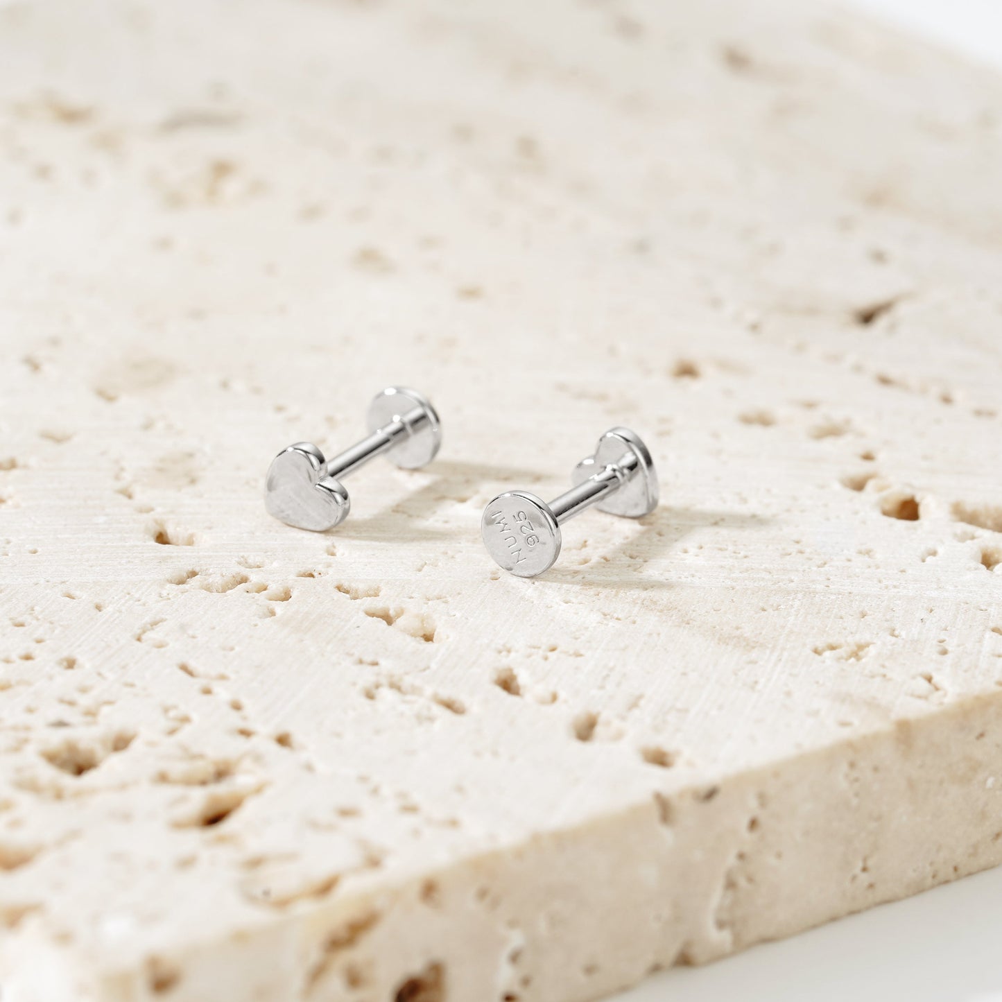 Heart Piercing - Argento Rodiato