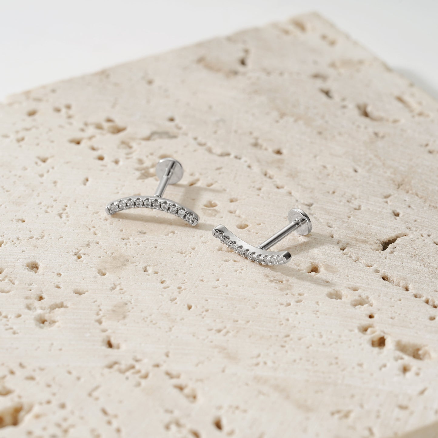 Smile Piercing - Argento Rodiato