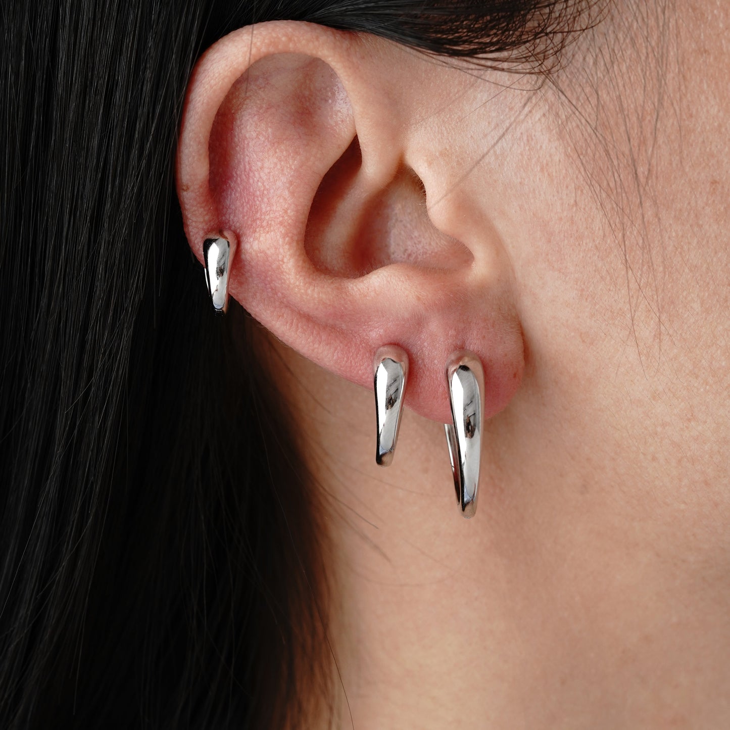 Luxe Hoop Small - Argento