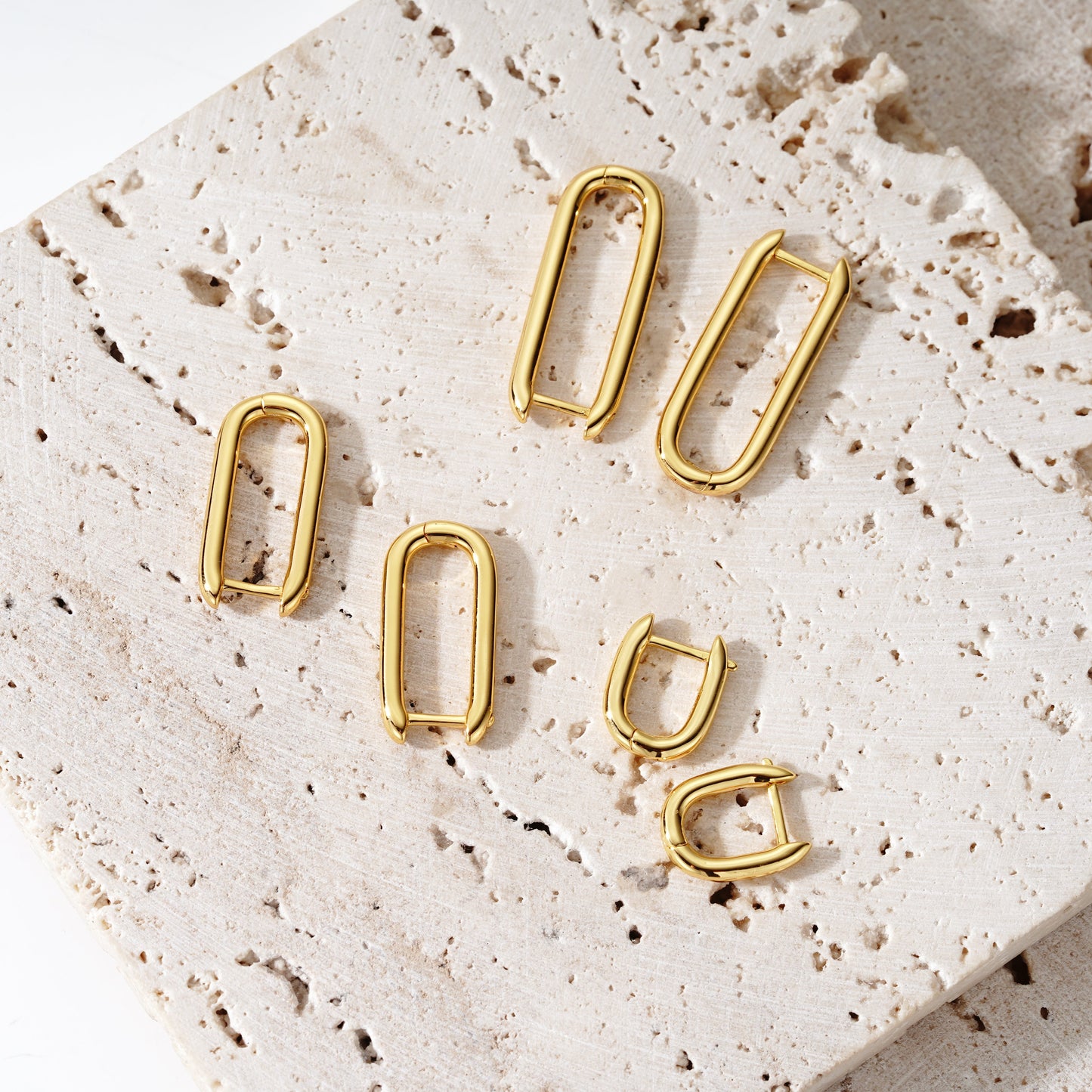 Clip Hoop Medium - Oro 18K