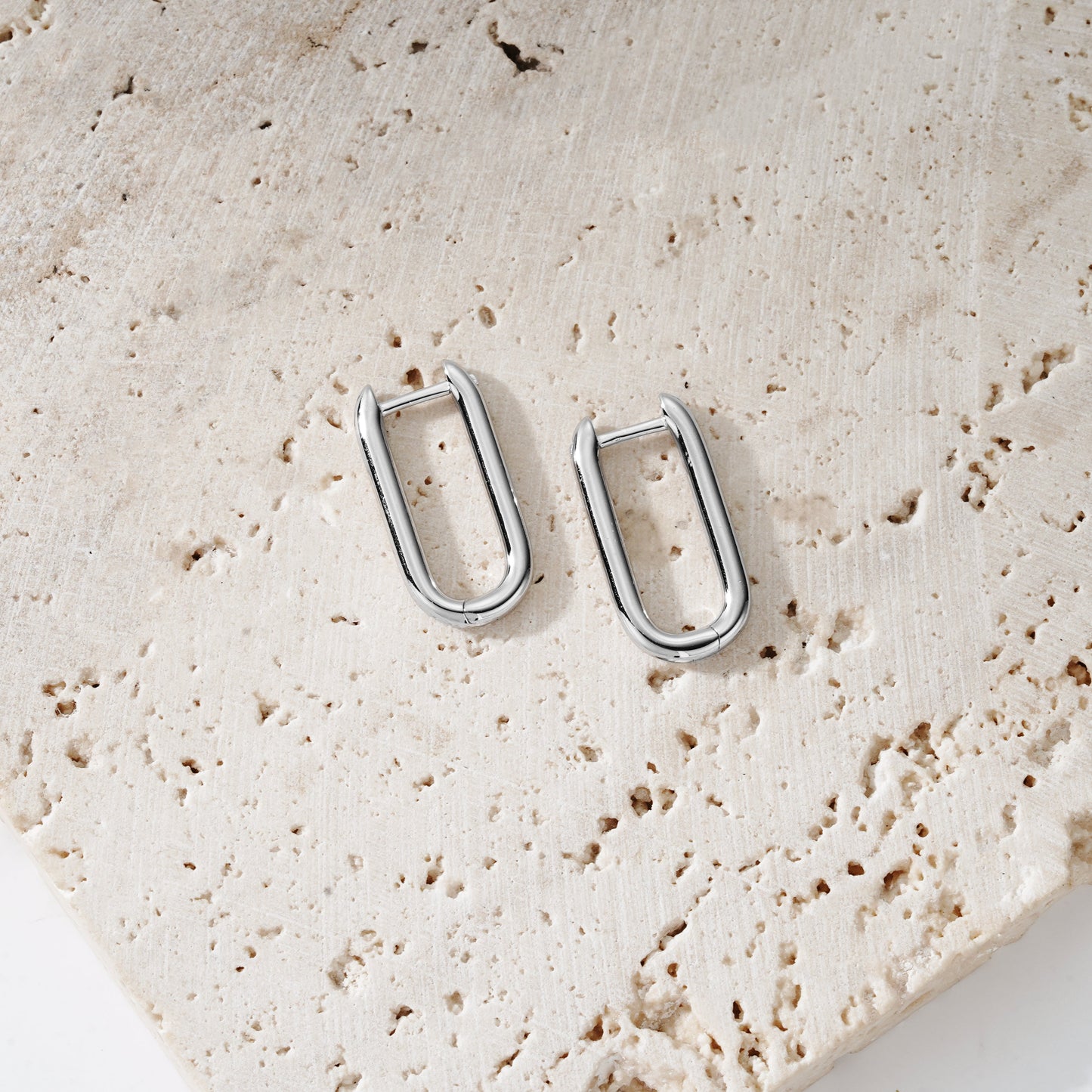 Clip Hoop Medium - Argento