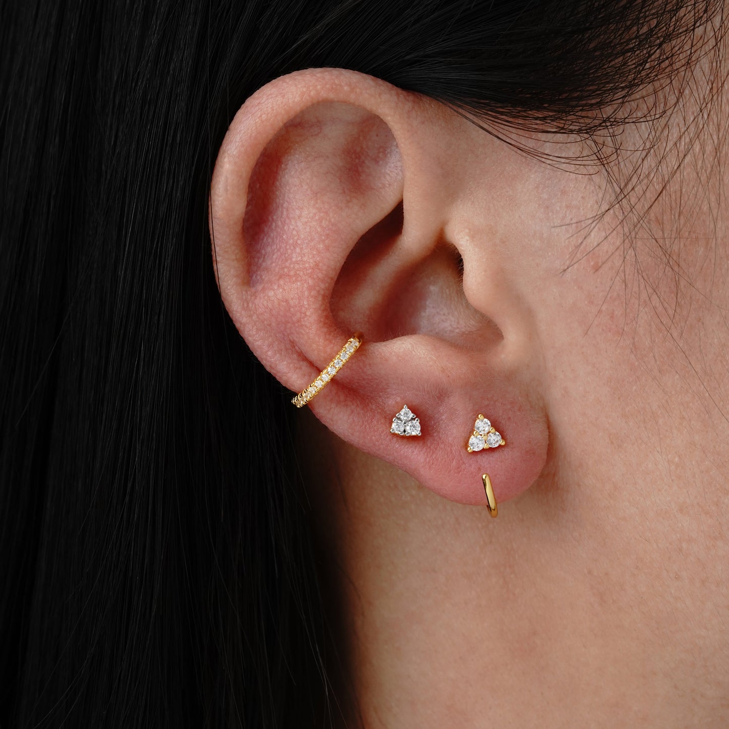 Sparkle Piercing - Argento Rodiato
