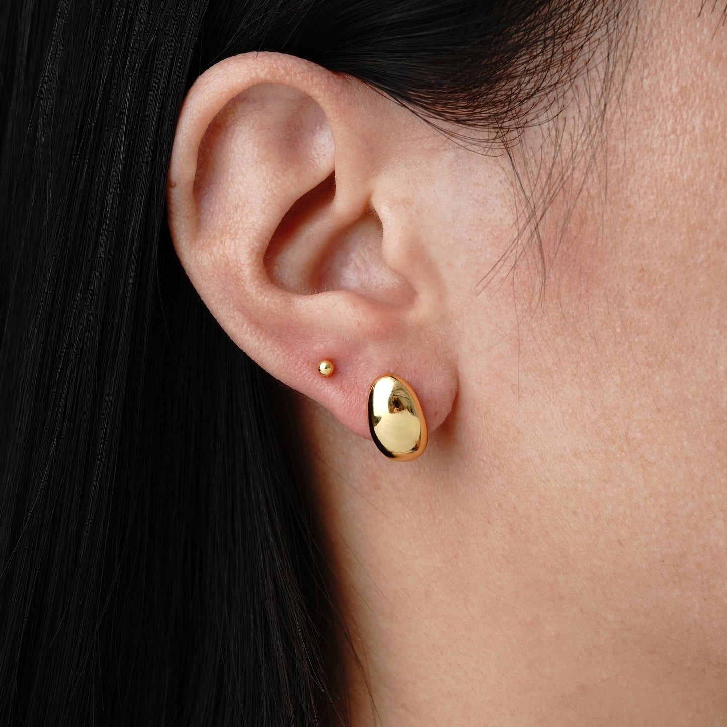 Dot Stud - Argento Rodiato