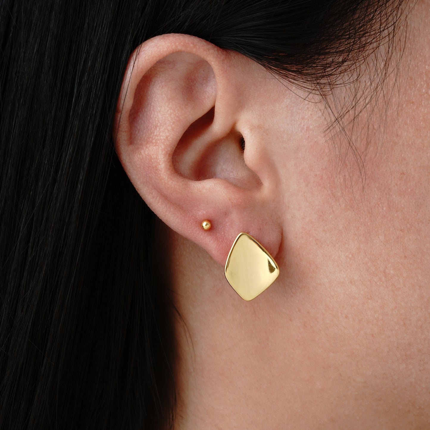 Dot Stud - Argento Rodiato