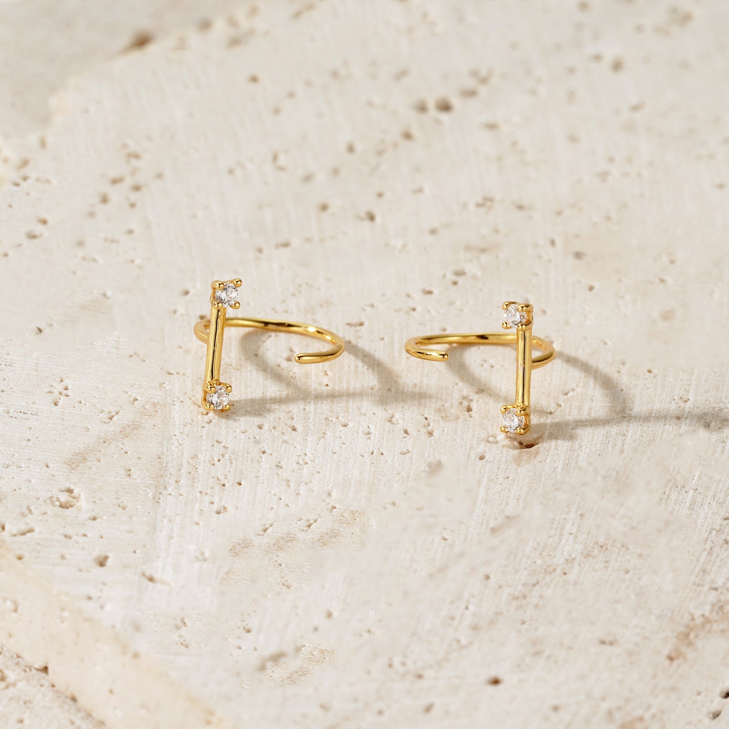 Stick Mini Huggie - Oro 18K