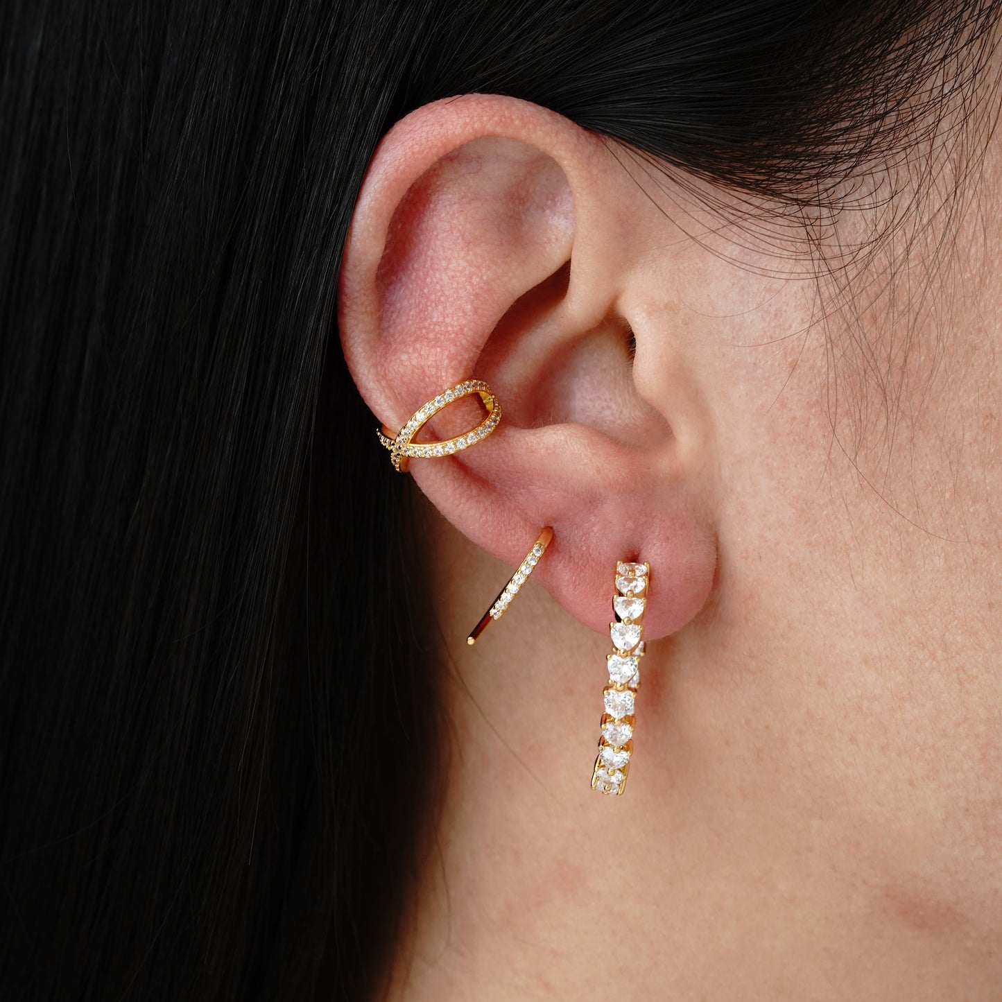 Sparkle Hoop - Argento