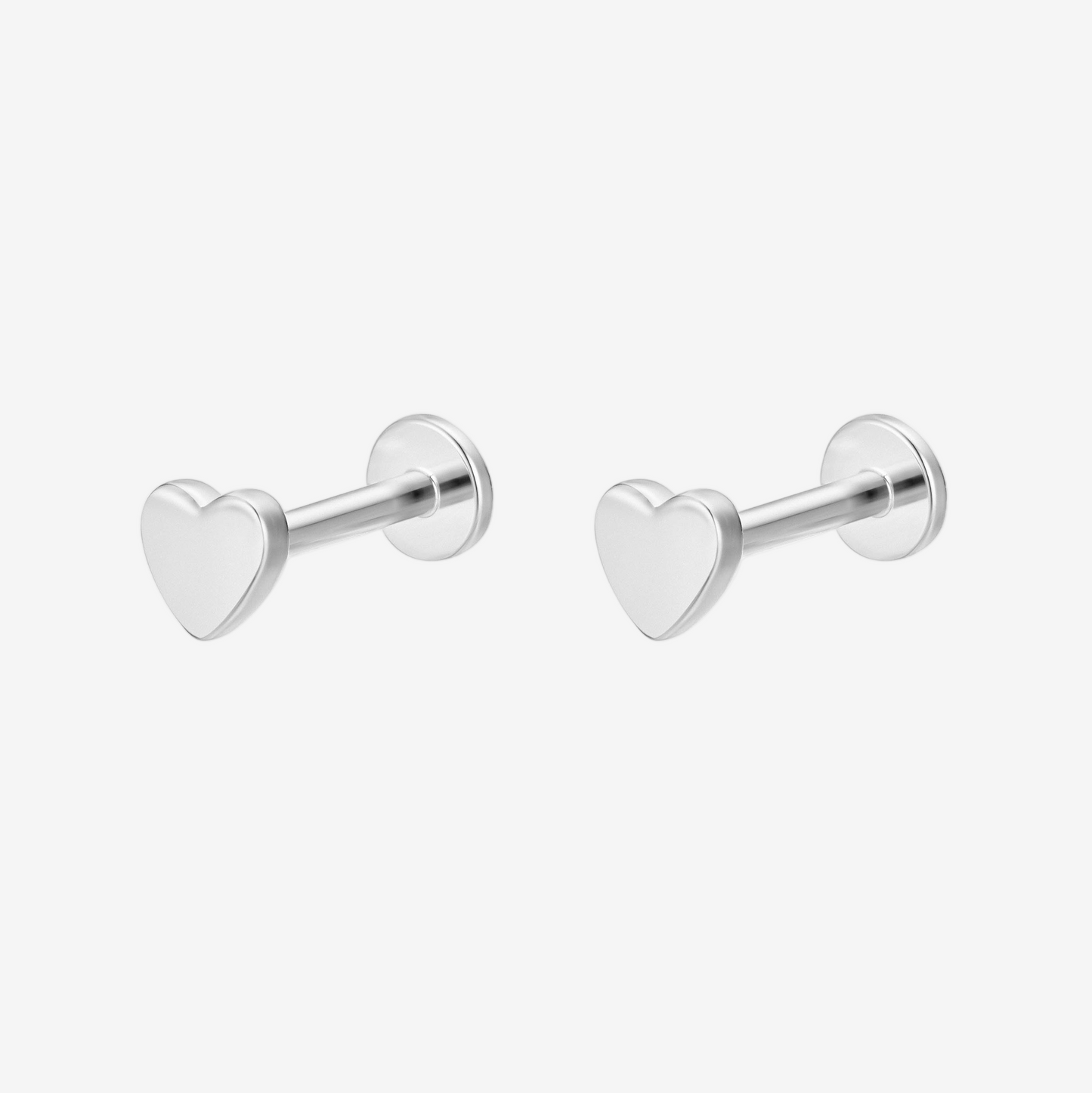 Heart Piercing - Argento Rodiato