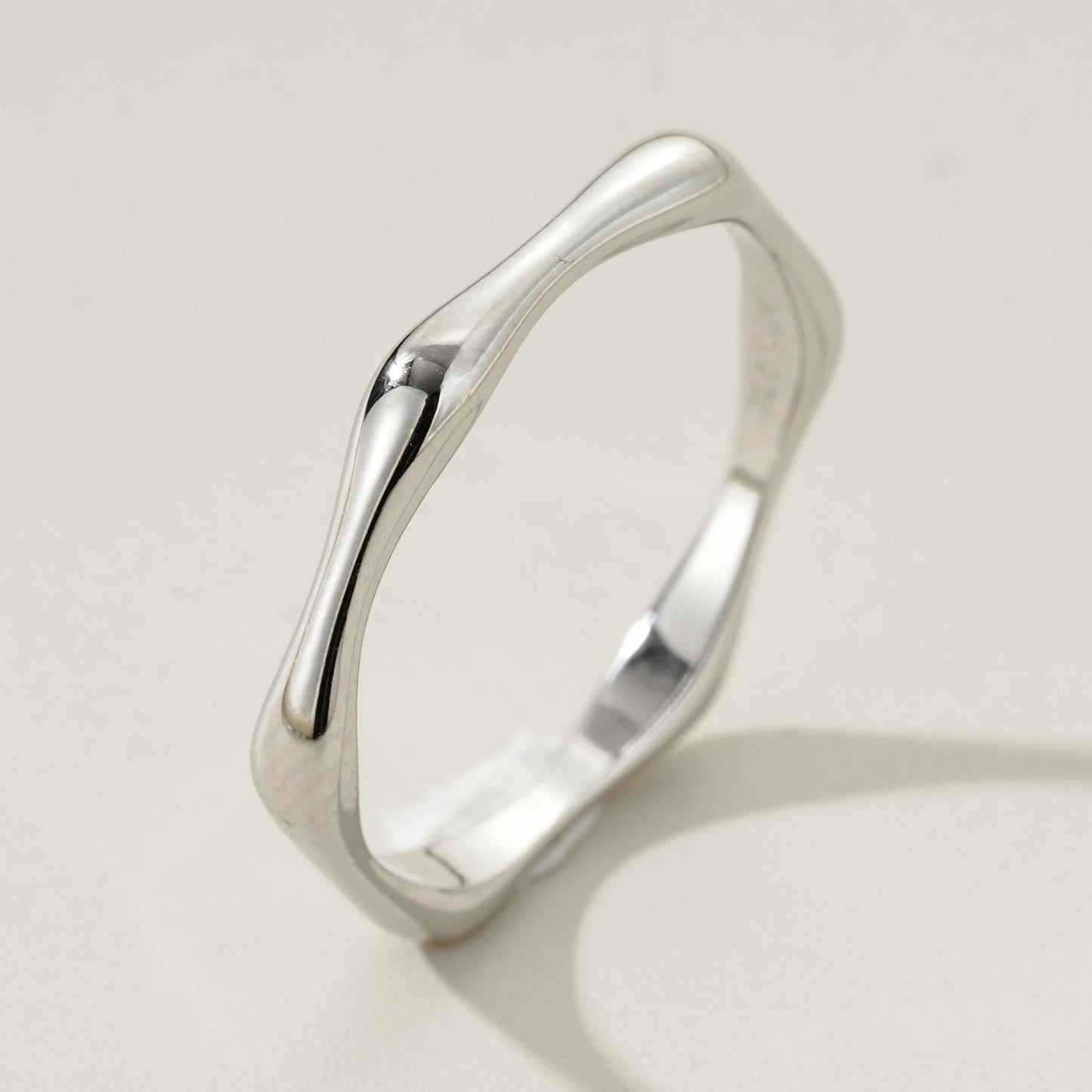 Anello Ondine - Argento Rodiato