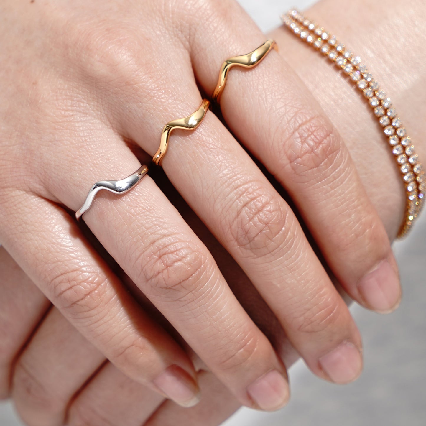 Anello Flow - Oro 18K