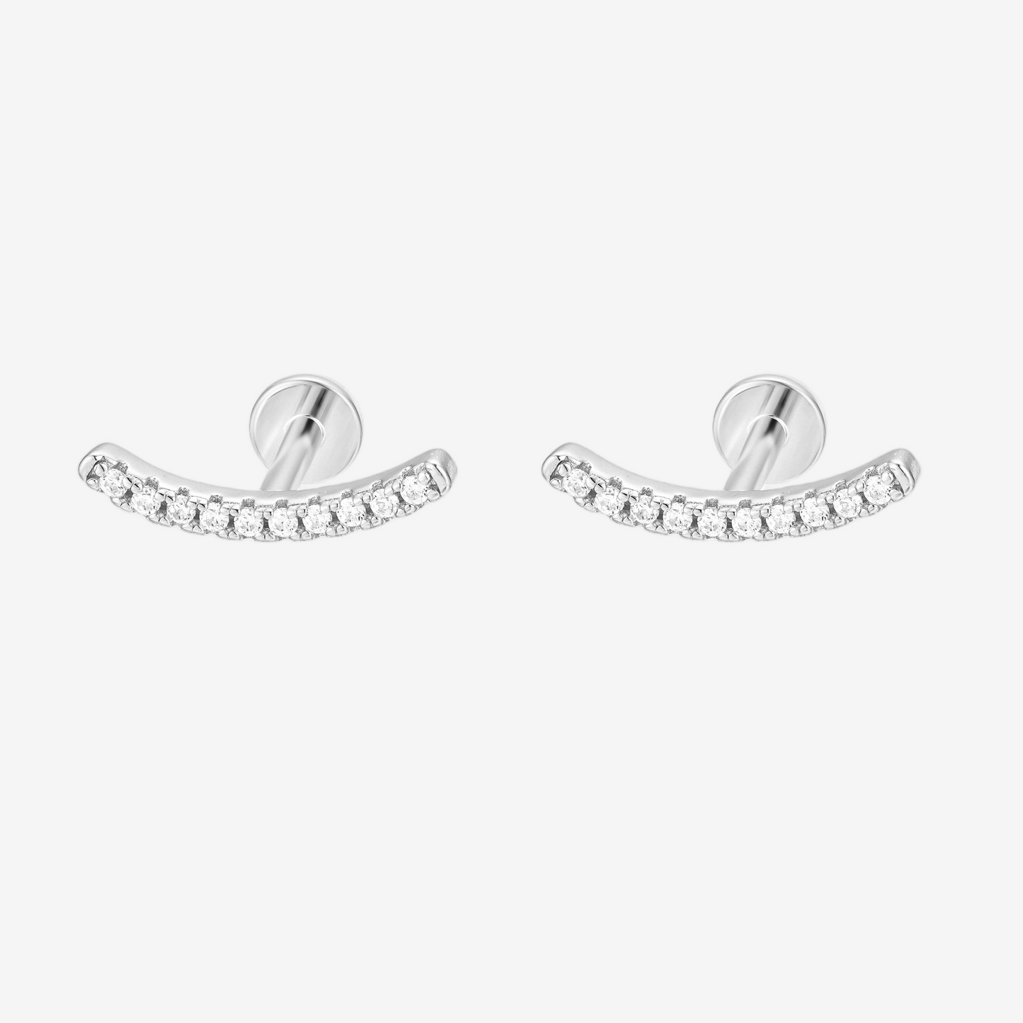Smile Piercing - Argento Rodiato