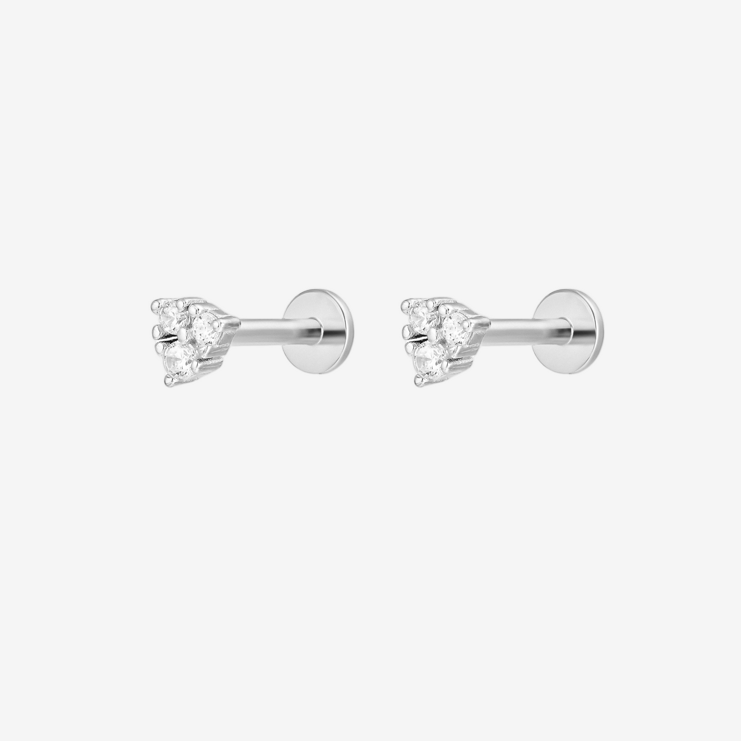 Sparkle Piercing - Argento Rodiato