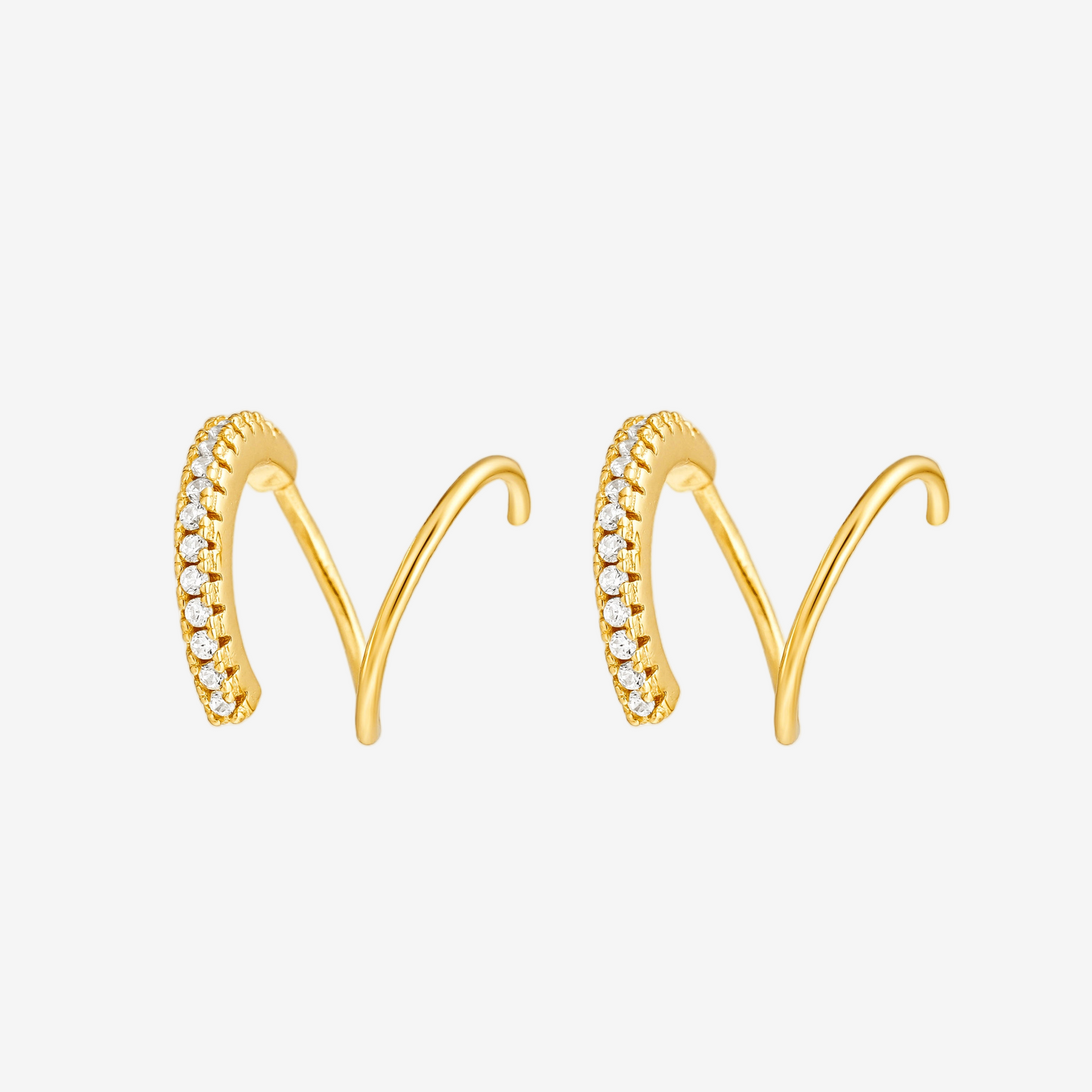 Wrap Huggie - Oro 18K