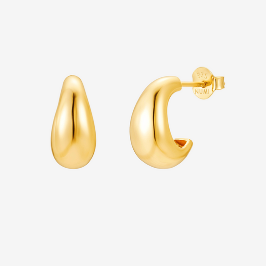 Bold Huggie - Oro 18K