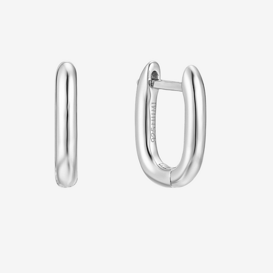 Clip Hoop Small - Argento