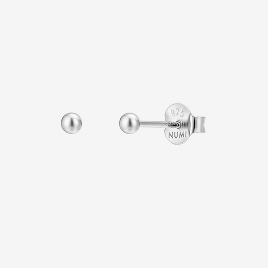 Dot Stud - Argento Rodiato