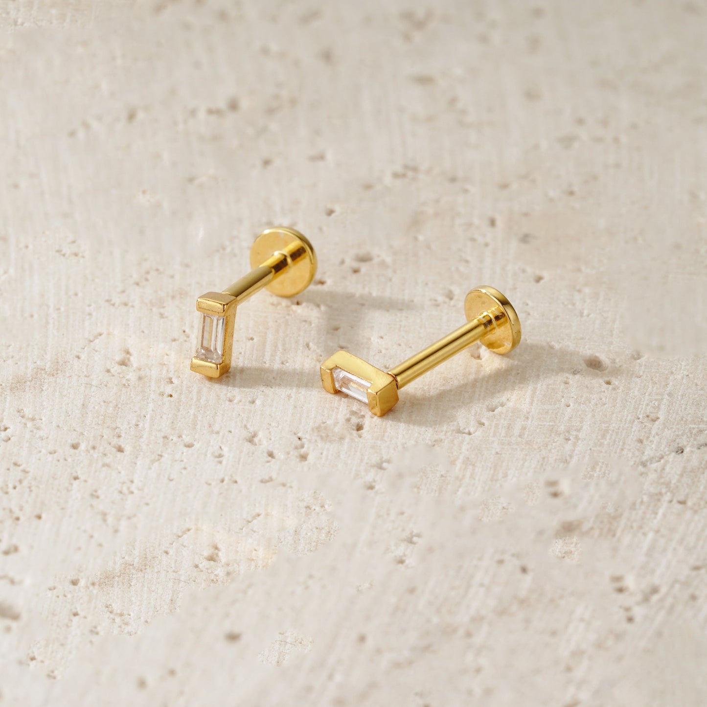 Baguette Piercing - Oro 18K