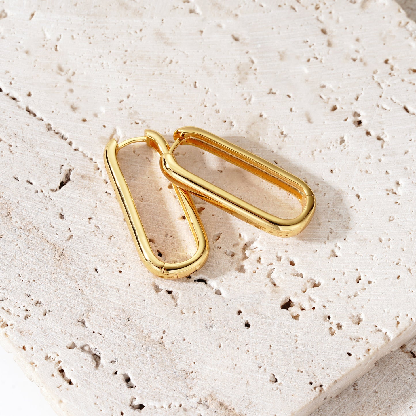 Clip Hoop Bold Large - Oro 18K
