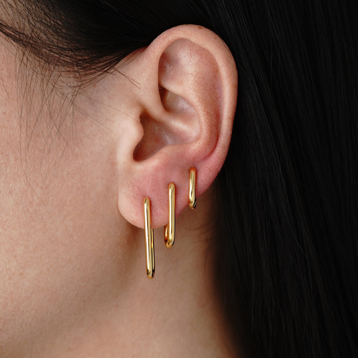 Clip Hoop Small - Oro 18K