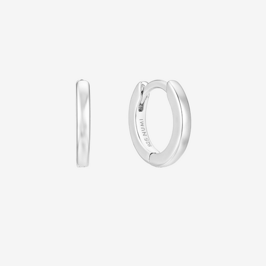 Flat Hoop Mini - Argento