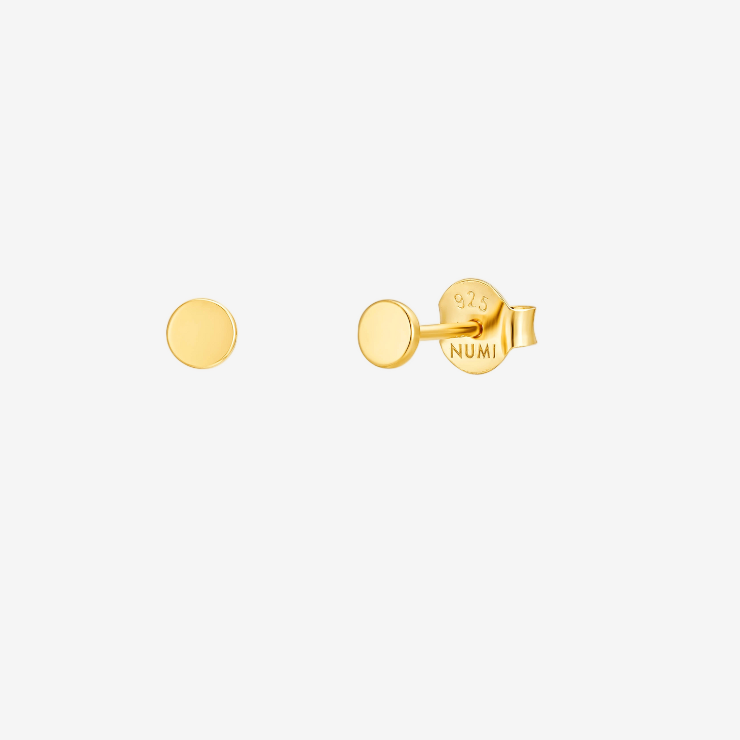 Flat Stud - Oro 18K