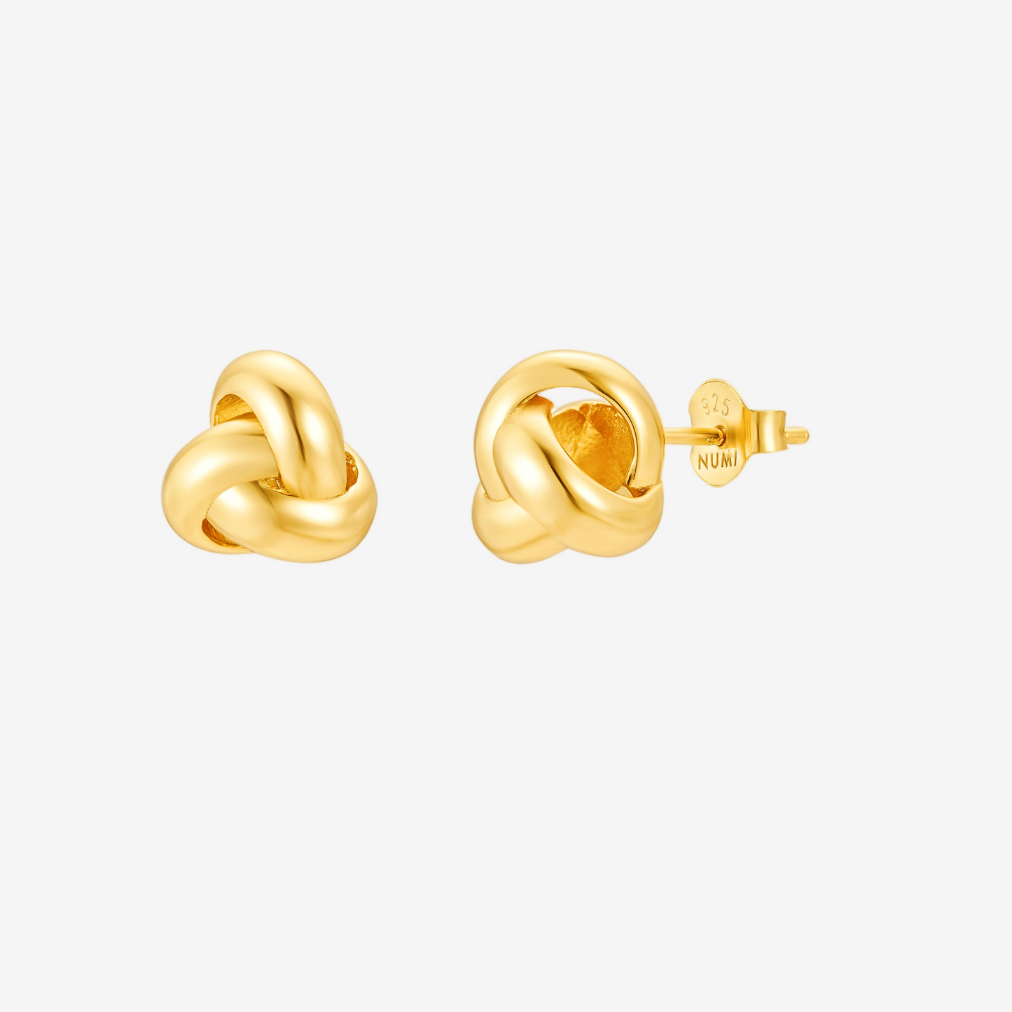Knot Stud - Oro 18K