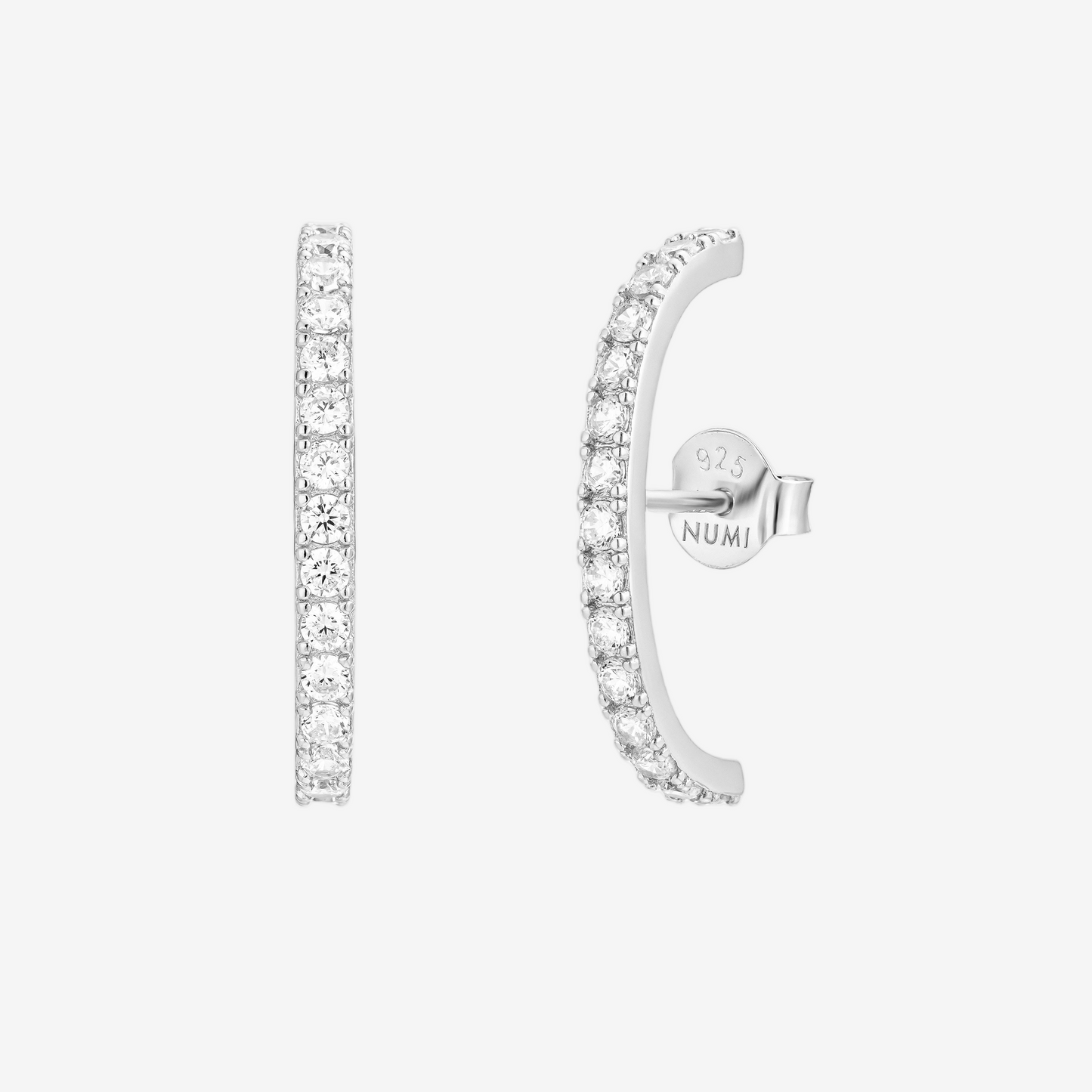 Long Stud - Argento