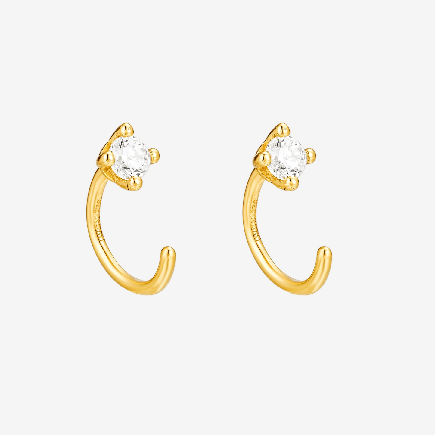 Luce Mini Huggie - Oro 18K