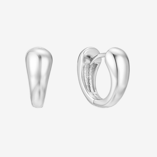 Luxe Hoop Small - Argento