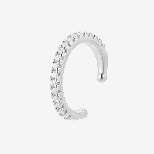 Round Earcuff - Argento