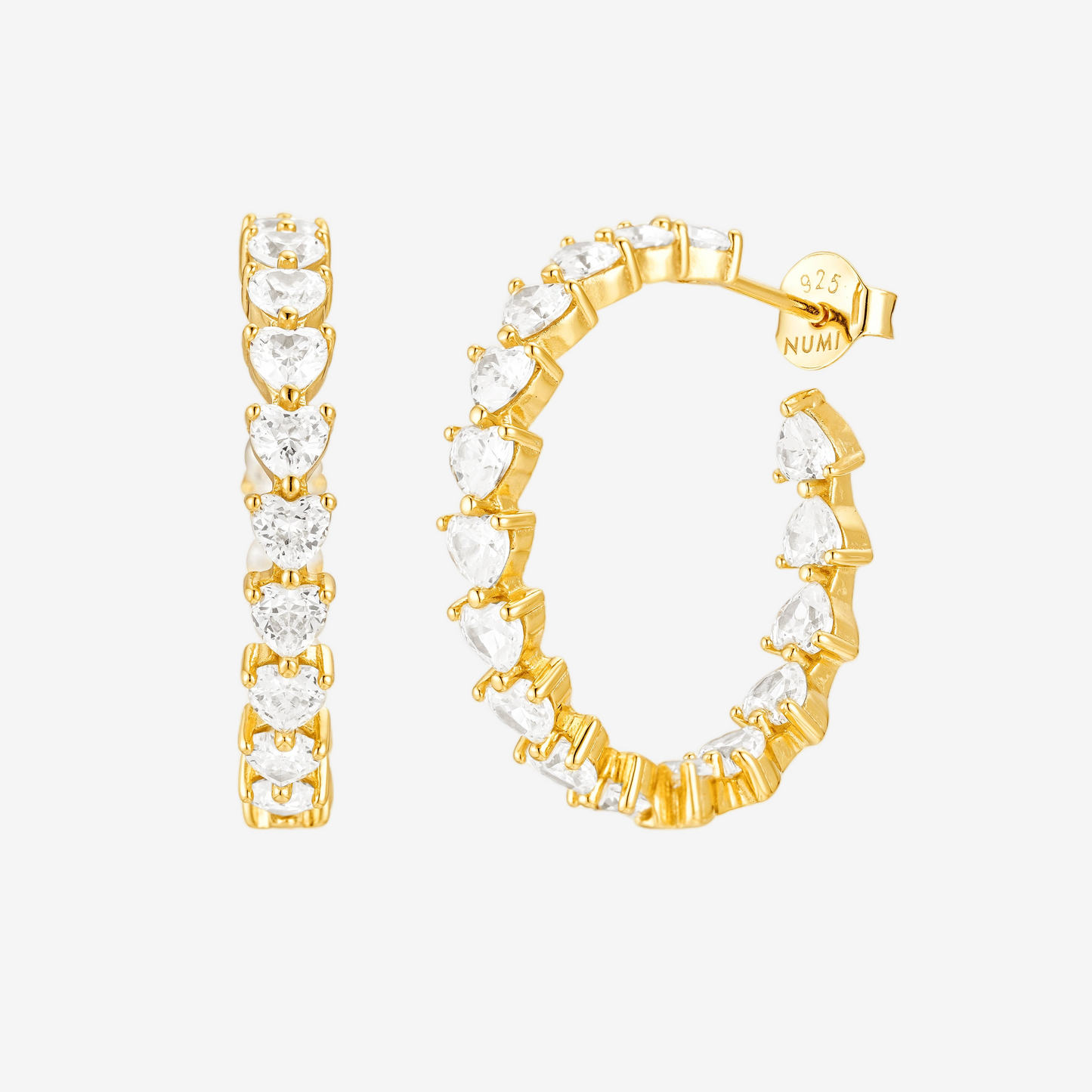 Sparkle Hoop - Oro 18K