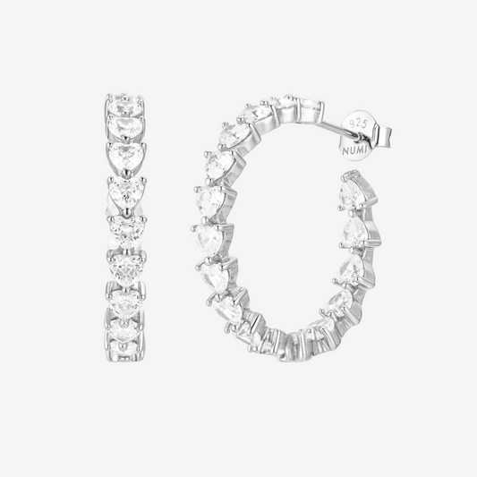 Sparkle Hoop - Argento