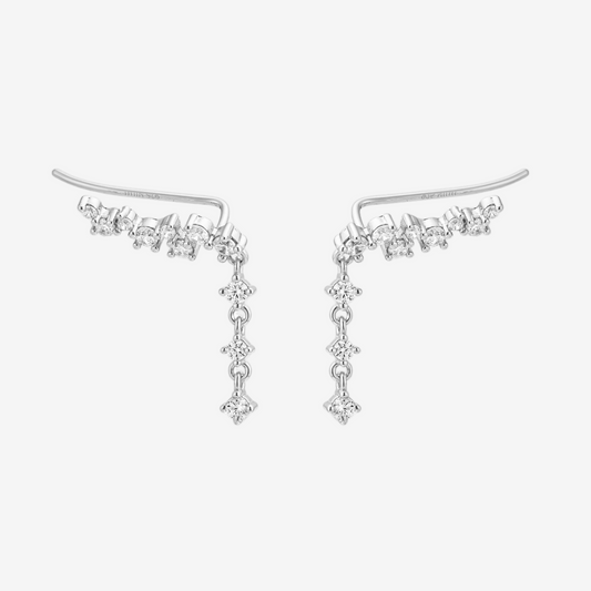 Starry Ear Climber - Argento