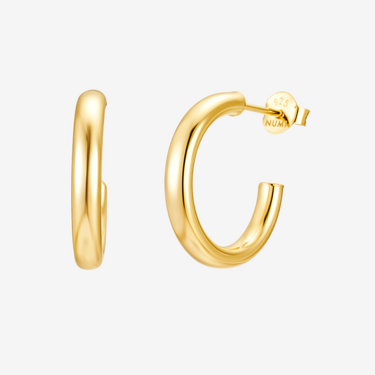 Thin Hoop Small - Oro 18K