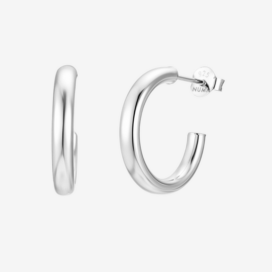 Thin Hoop Small - Argento