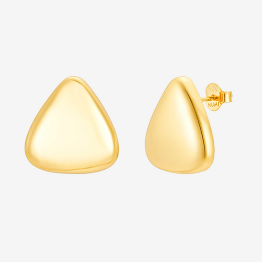 Triangle Stud - Oro 18K