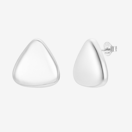 Triangle Stud - Argento
